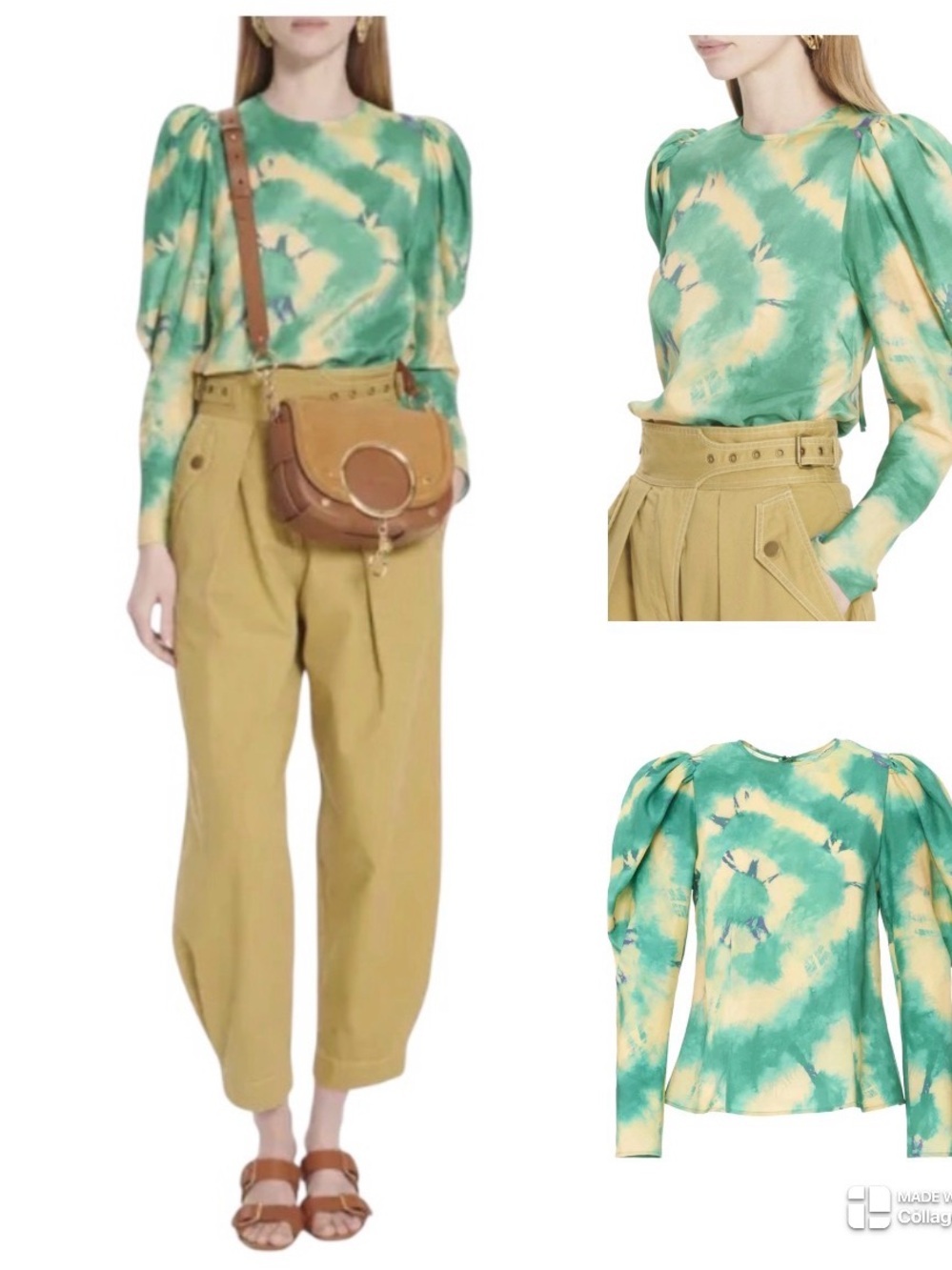Ulla Johnson Ora silk tie-dye blouse